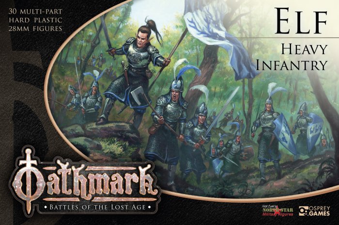 Elf Heavy Infantry - plastic boxed set - Oathmark