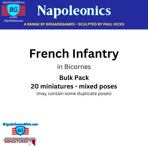 French Infantry in Bicornes - Bulk Pack - BG-NFR-B20