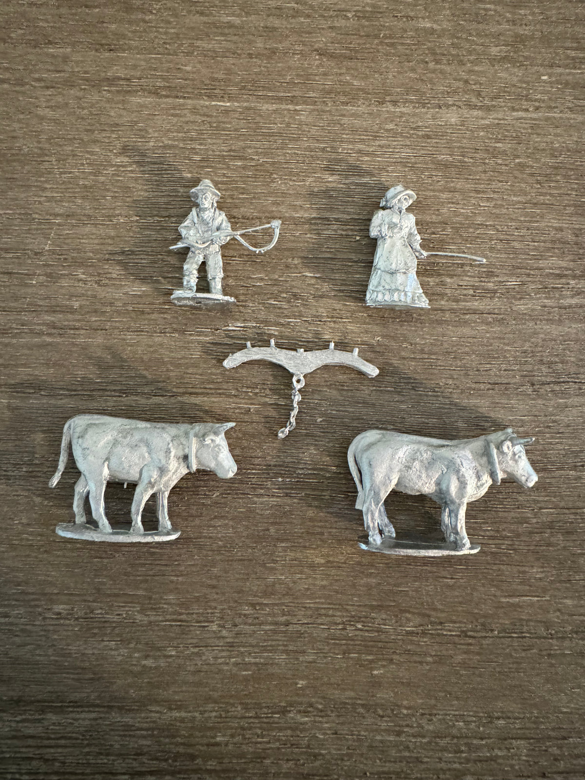 Chuck Wagon - civilian driver and guard - 2 horse team - Plains War - Western