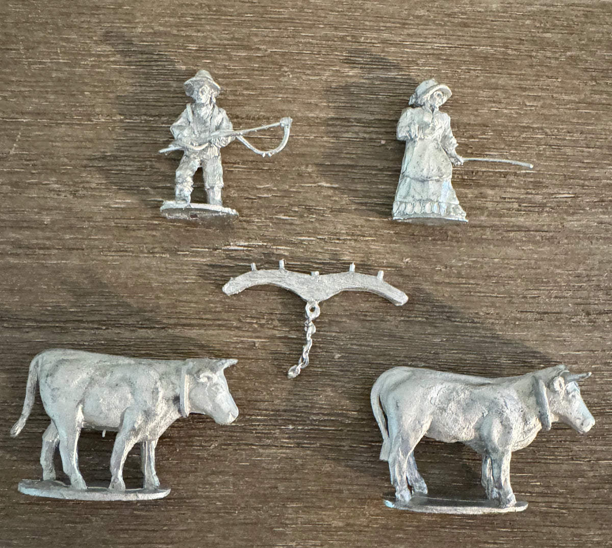 Prairie Schooner - civilian male and female - 2 horse team - Plains War - Western