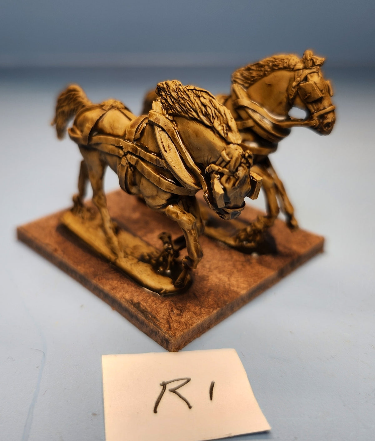 Chuck Wagon - civilian driver and guard - 2 horse team - Plains War - Western