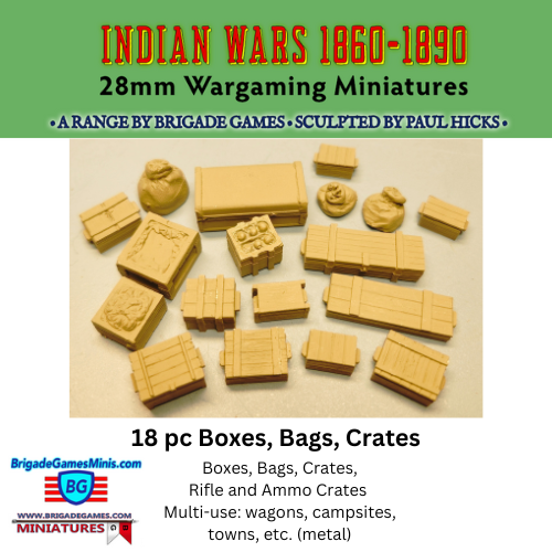 Boxes - Bags - Ammo and Rifle Crates - 18 piece set - Plains War ...