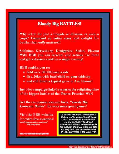 Bloody Big Battles Wargaming Rules