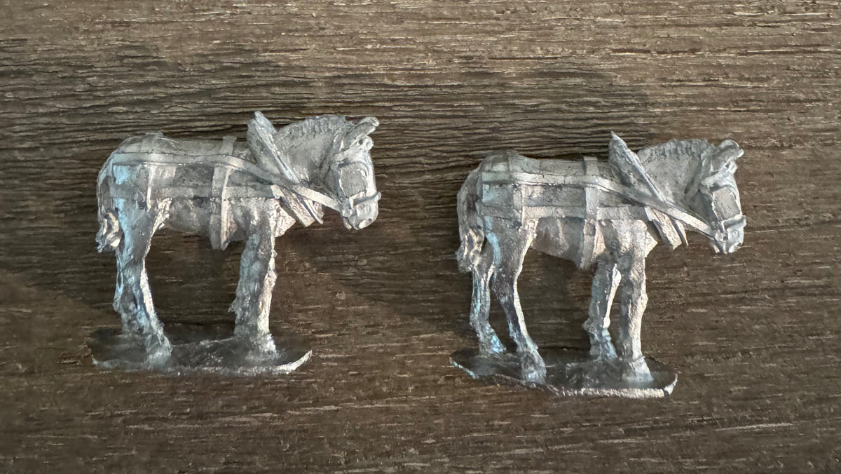 Chuck Wagon - civilian driver and guard - 2 horse team - Plains War - Western
