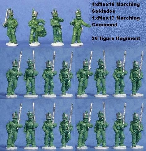 Mexican Infantry Regiment Marching (20)