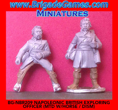 NBR209 British Exploring Officer 1 - foot and mounted