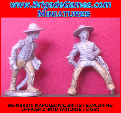 NBR210 British Exploring Officer 2 - foot and mounted