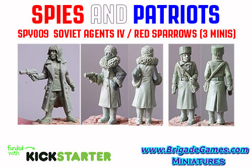 SPY009  Soviet Agents 4 - Red Sparrows (3)