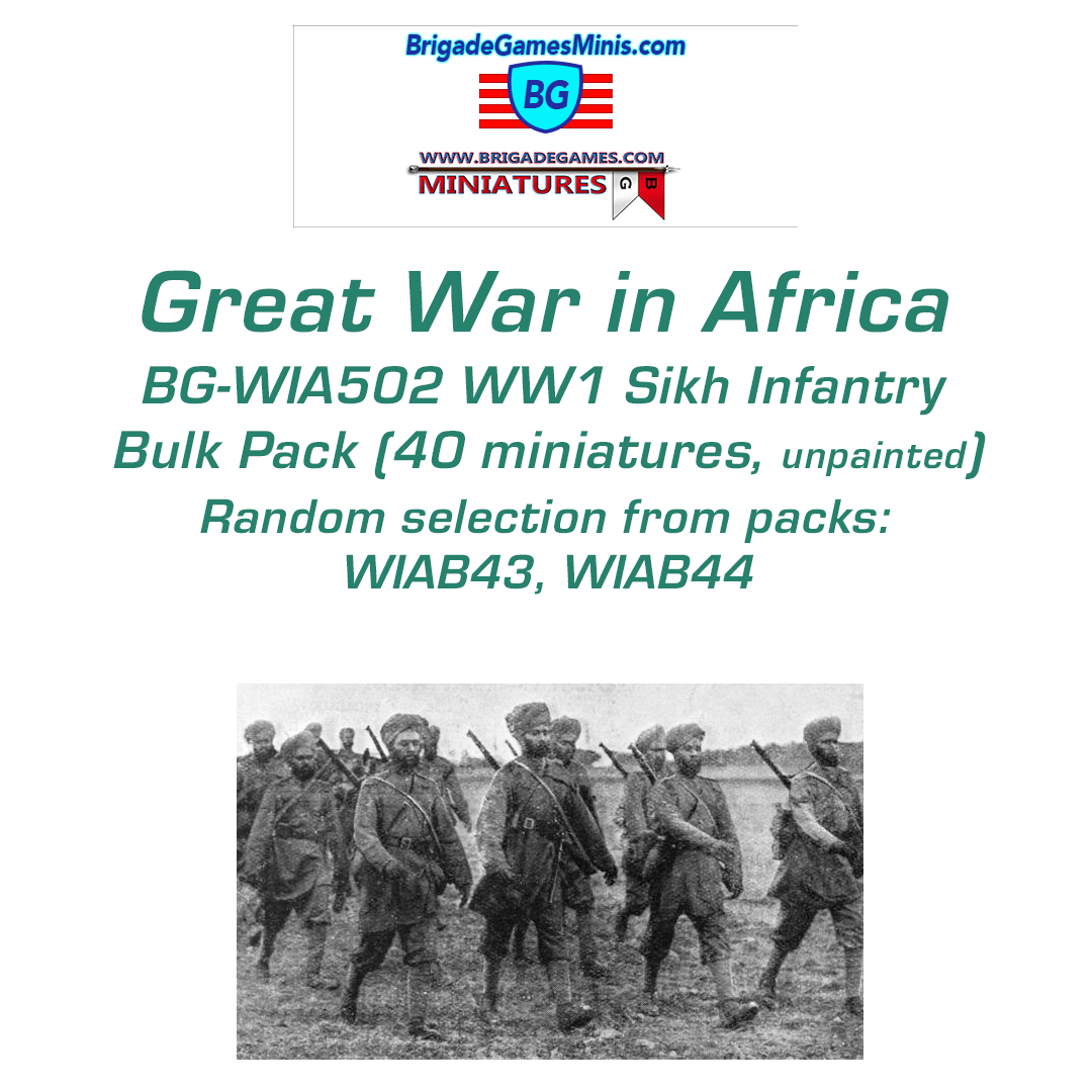 WIA502 Sikh Infantry Bulk Pack (40)