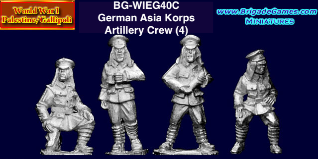 WIEG40C German Asia Korps Artillery Crew (4)