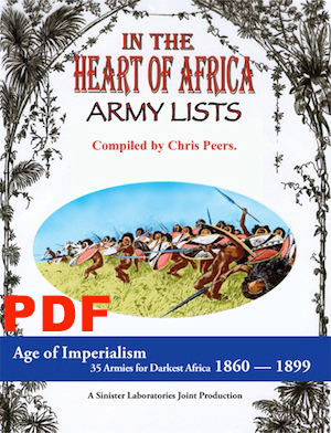 In The Heart of Africa Army Lists (19th Century Africa) (PDF - Digital Version)