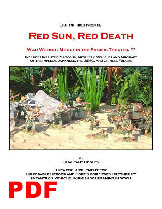 Red Sun Red Death (WW2 Pacific Supplement for Disposable Heroes)(PDF - Digital Version)