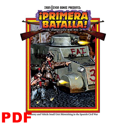 Primera Batalla – Spanish Civil War 1936 (Supplement for Disposable Heroes)(PDF – Digital Version)