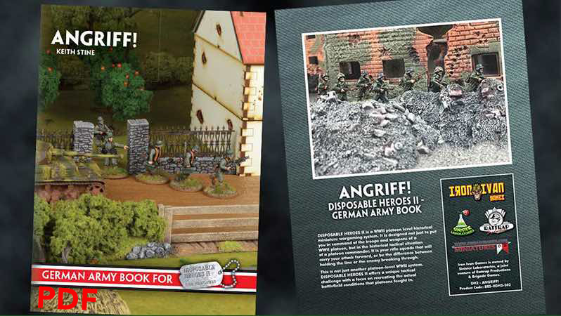 Angriff - The German Army Book for Disposable Heroes II (PDF – Digital Version)