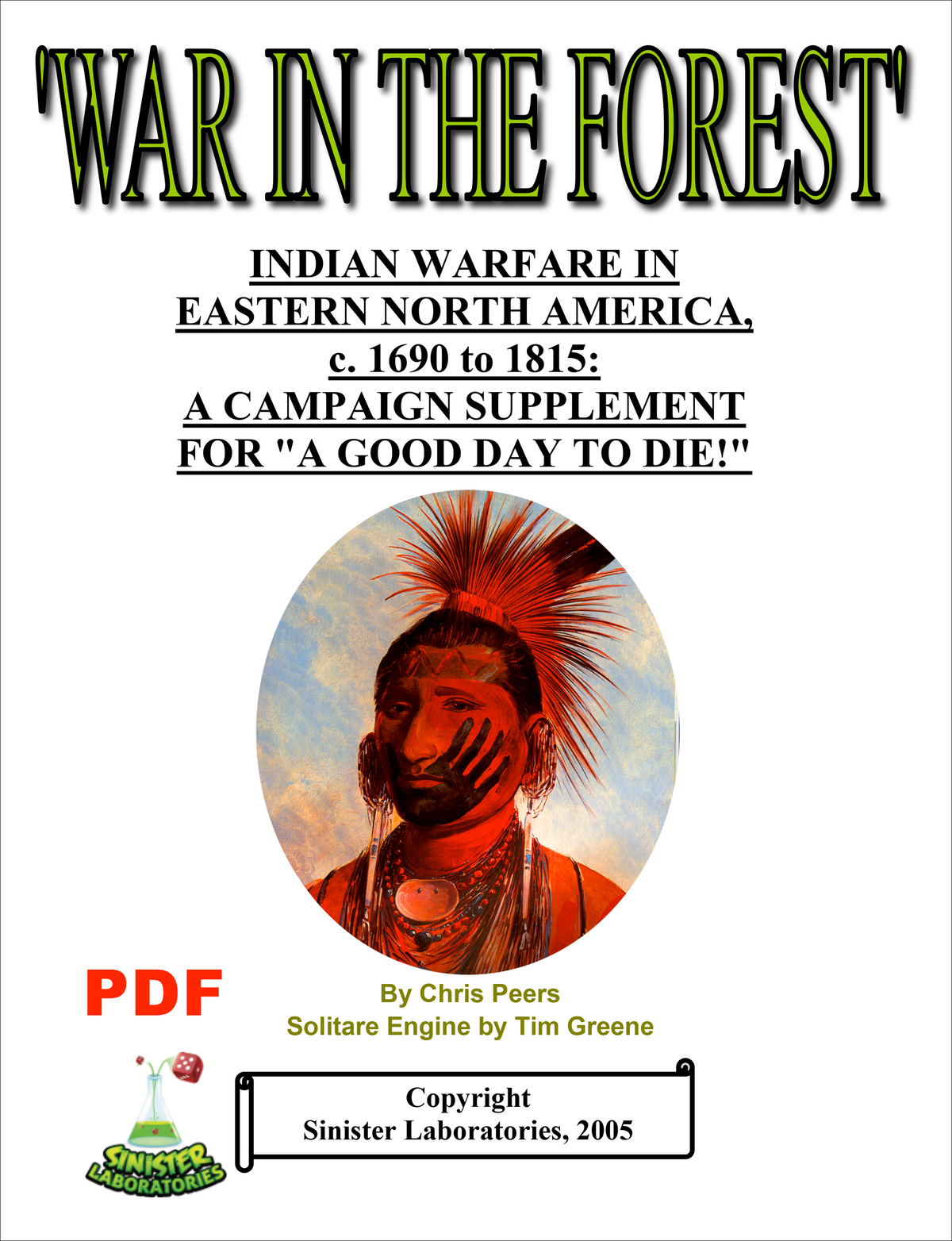 War in the Forest - Supplement for A Good Day to Die Skirmish Wargaming Rules - PDF (Digital Version)
