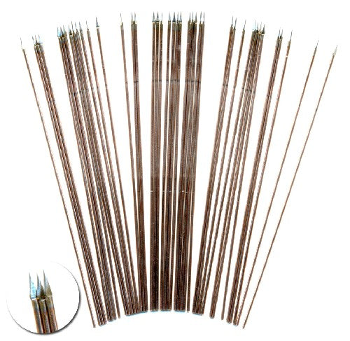 100mm long wire spears (flat spear head) ( 20 pc)